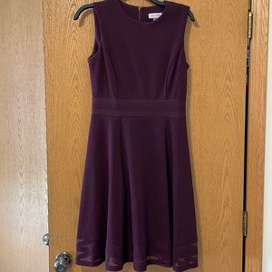 Purple professional dress